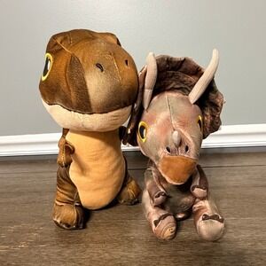 Kohl's Cares Jurassic World Dinosaur Plush‎ Set T-Rex Triceratops